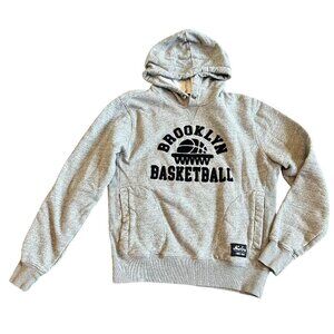New Era Brooklyn Basketball Pullover Hoodie Sweater 100% Cotton Size Small